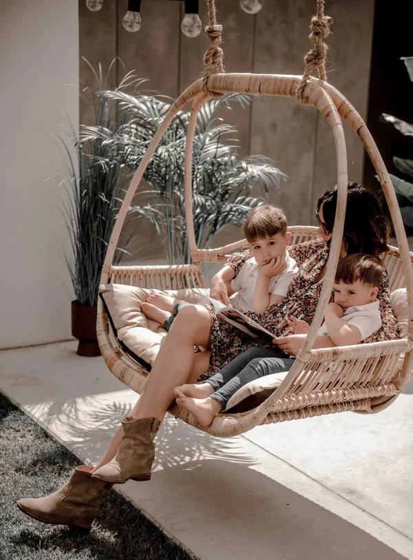 Aaram Swing – Handcrafted Bamboo Hanging Chair