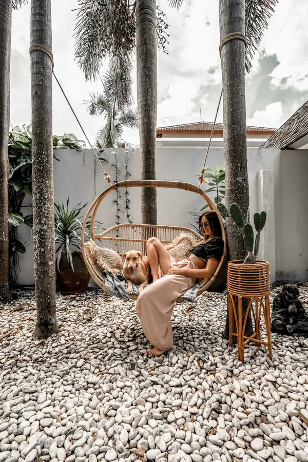 Aaram Swing – Handcrafted Bamboo Hanging Chair