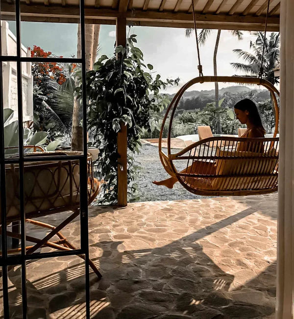 Aaram Swing – Handcrafted Bamboo Hanging Chair