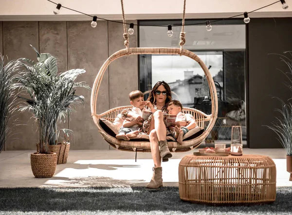 Aaram Swing – Handcrafted Bamboo Hanging Chair