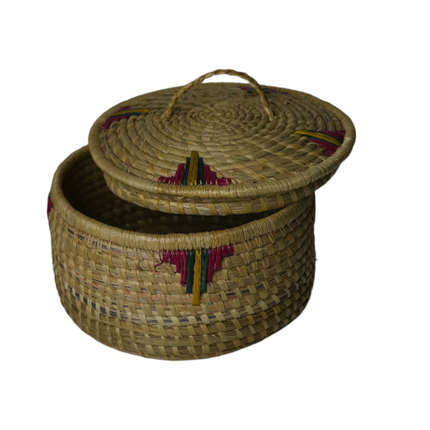 Annapurna Casserole – Handwoven Grass Food Container (2 Sizes)