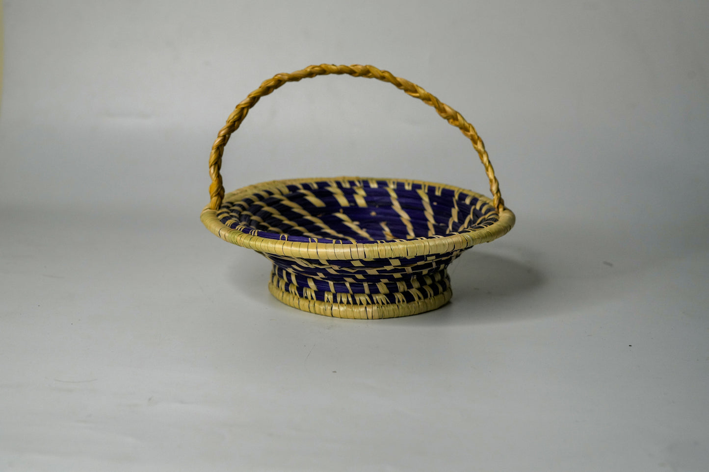 Neel Tokari – Handwoven Grass Basket with Handle