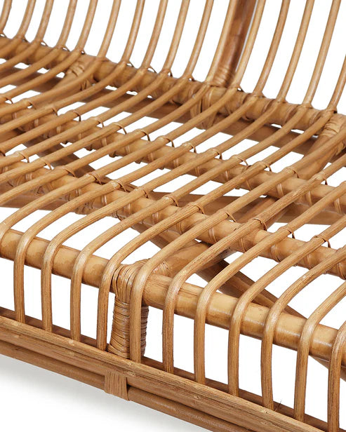 Verona Bench Sofa – Classic Bamboo 2-Seater