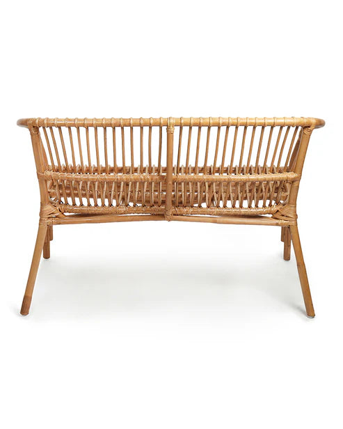 Verona Bench Sofa – Classic Bamboo 2-Seater