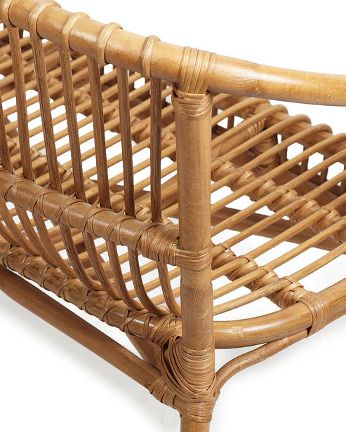 Verona Bench Sofa – Classic Bamboo 2-Seater