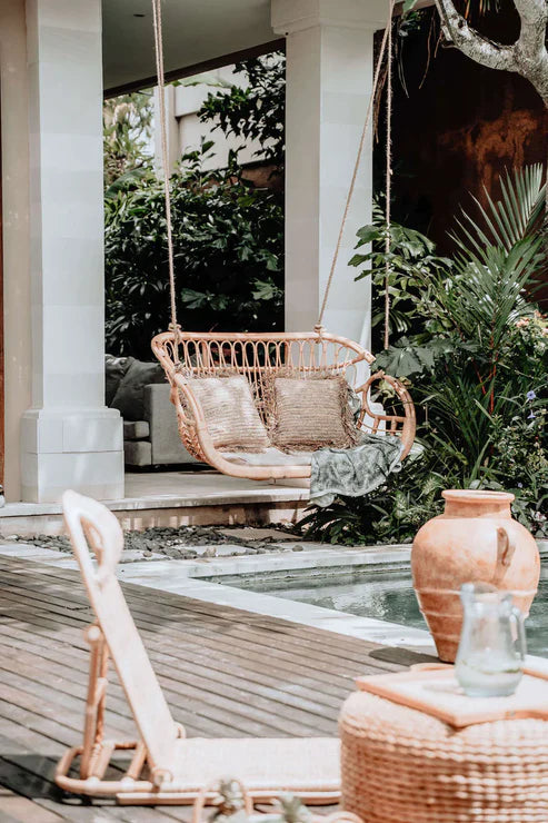 Bali Lounger – Handcrafted Double Seater Bamboo Swing