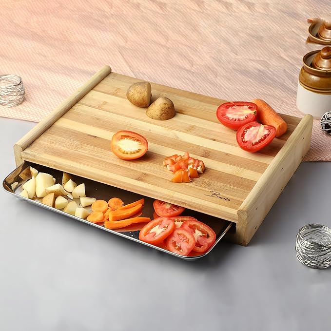 Chopping board with Tray
