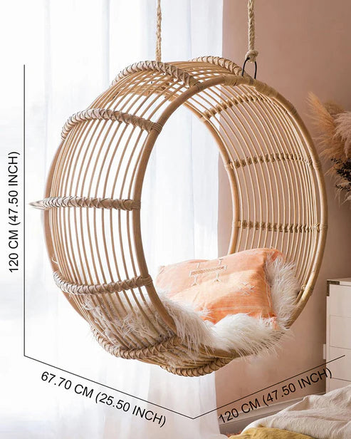 Goa Loop Swing – Handcrafted Bamboo Ring Chair