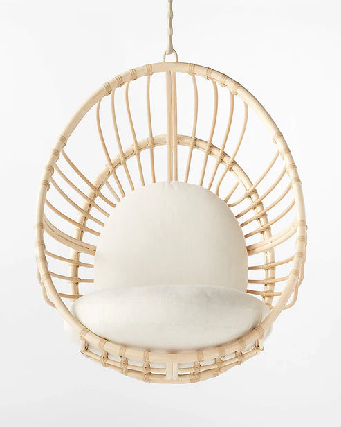 Solace Swing – Handwoven Bamboo Cocoon Chair