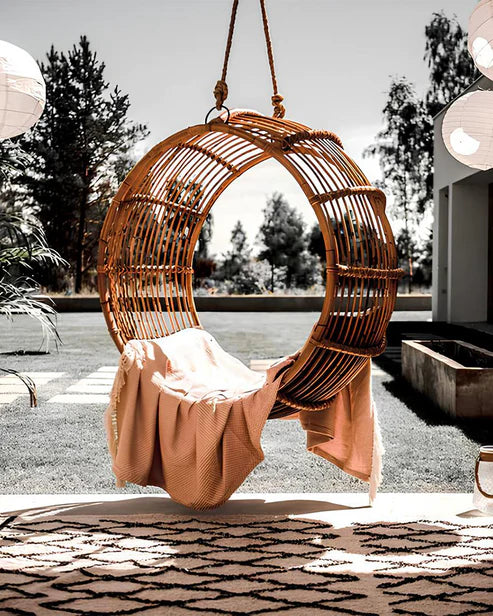 Goa Loop Swing – Handcrafted Bamboo Ring Chair
