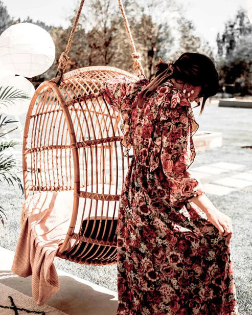Goa Loop Swing – Handcrafted Bamboo Ring Chair