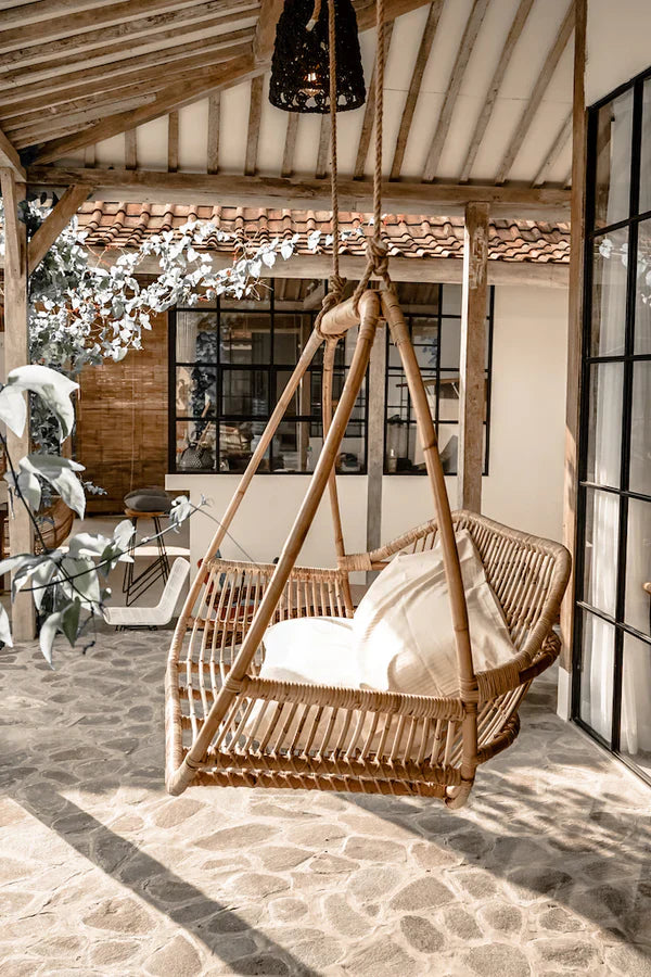 Aaram Swing – Handcrafted Bamboo Hanging Chair
