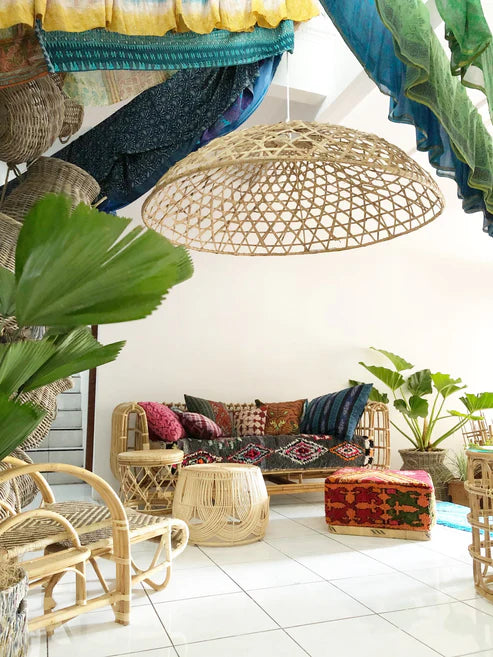 Nirvana Sofa – Handcrafted Bamboo 3-Seater