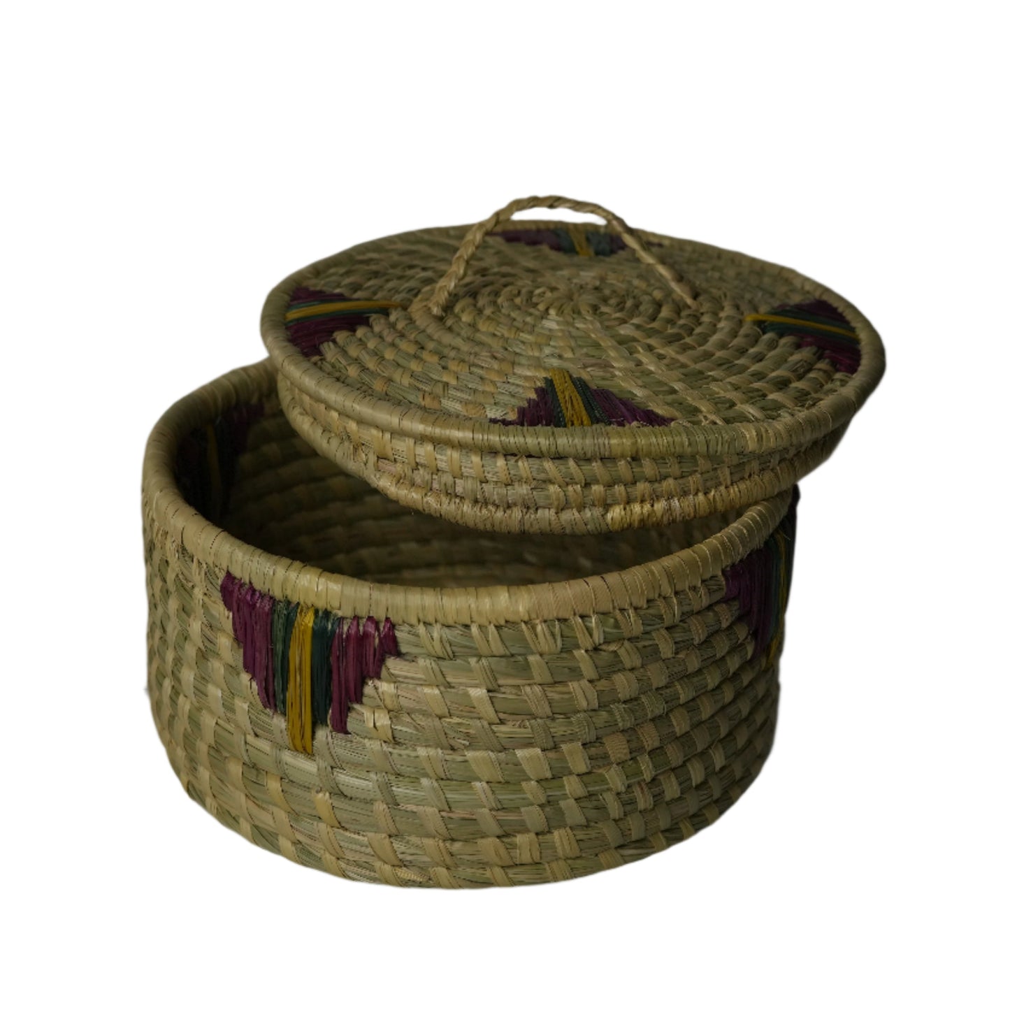 Annapurna Casserole – Handwoven Grass Food Container (2 Sizes)