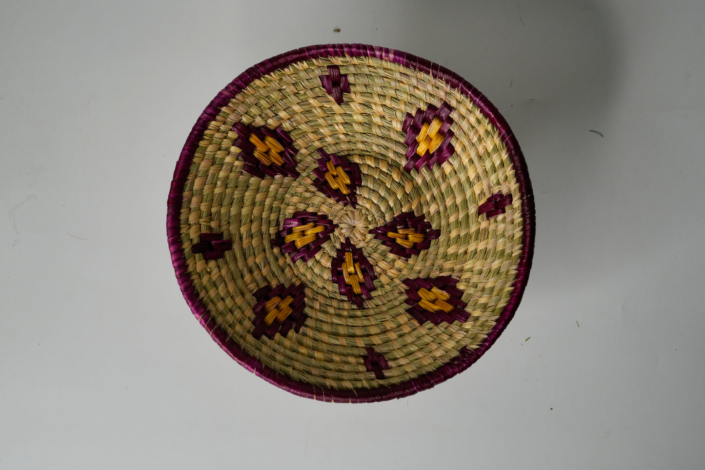 Shubhra Tokari – Decorative Handwoven Pedestal Basket