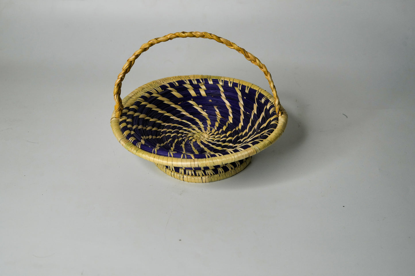 Neel Tokari – Handwoven Grass Basket with Handle