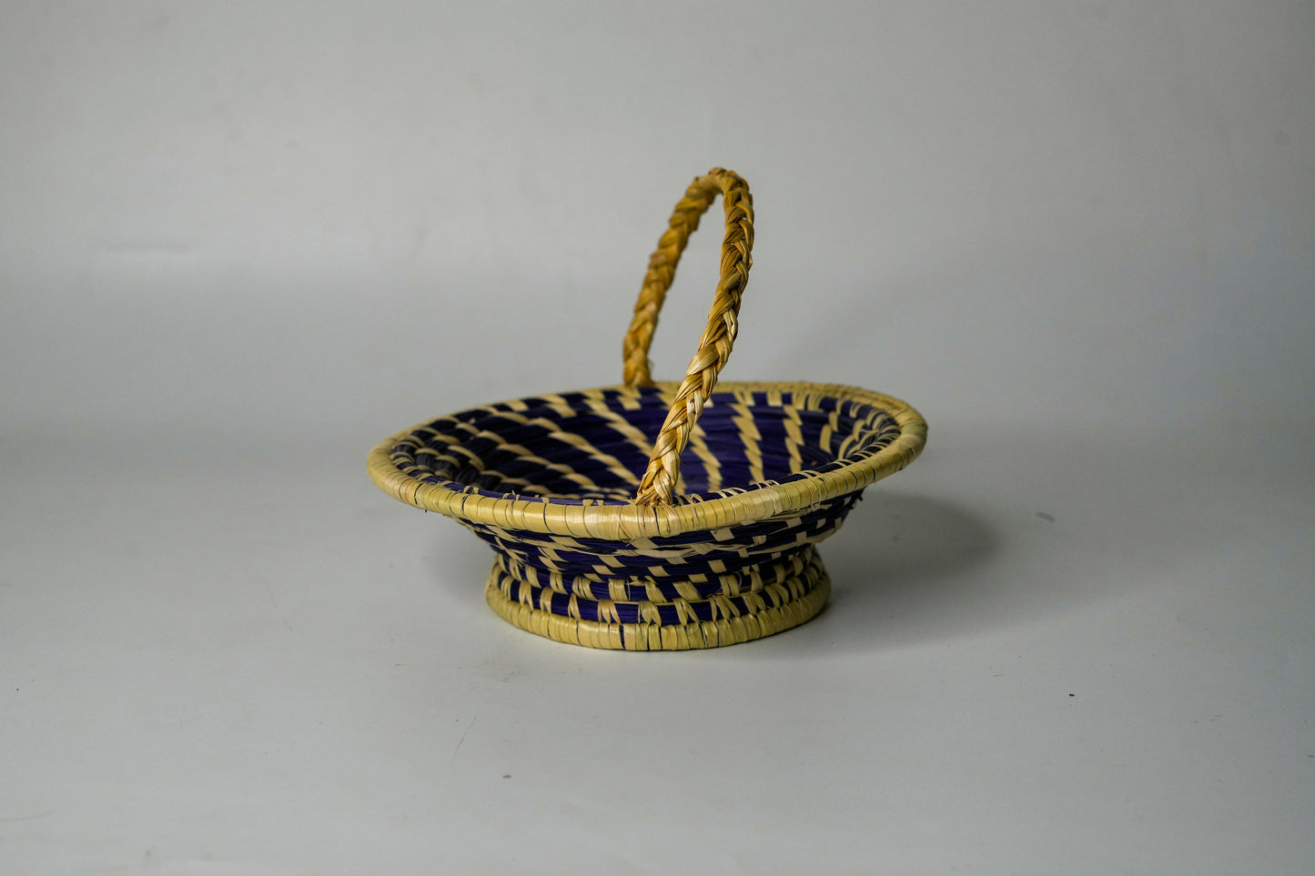 Neel Tokari – Handwoven Grass Basket with Handle