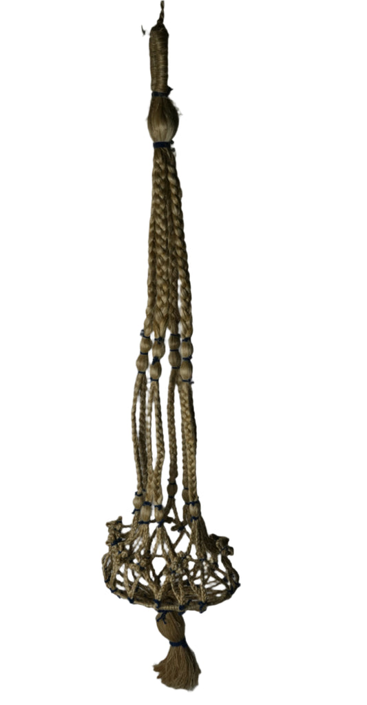 Jeevan Jhaala – Handwoven Hanging Grass Plate & Utensil Holder
