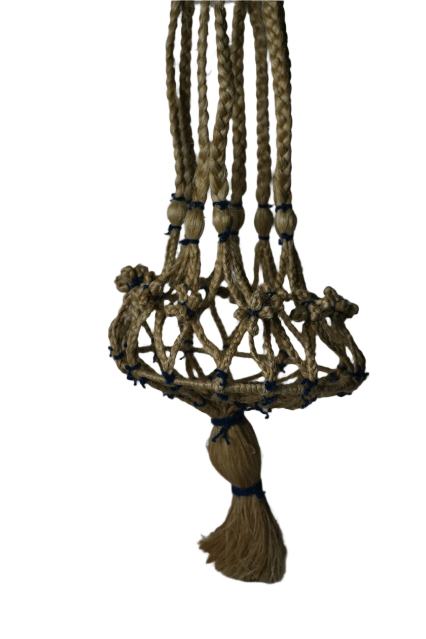 Jeevan Jhaala – Handwoven Hanging Grass Plate & Utensil Holder