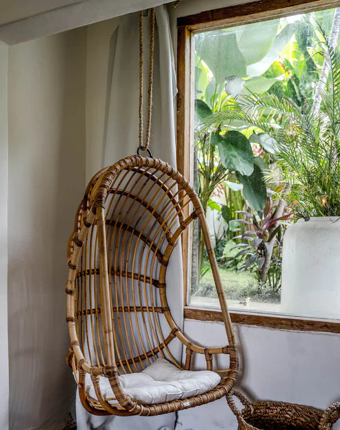 Sundara Curve – Handcrafted Bamboo Swing Chair