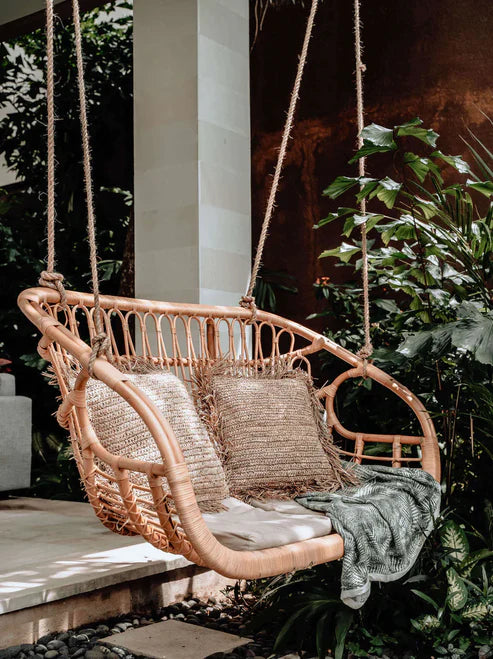 Bali Lounger – Handcrafted Double Seater Bamboo Swing