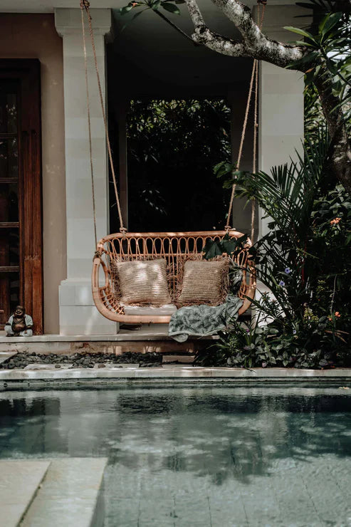 Bali Lounger – Handcrafted Double Seater Bamboo Swing