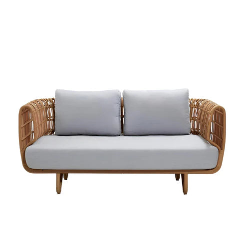 Iyla Sofa – Handwoven Bamboo 2-Seater