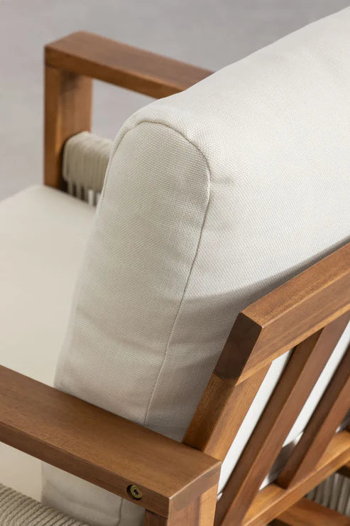 Dining Chair  Wood Finish - Woven