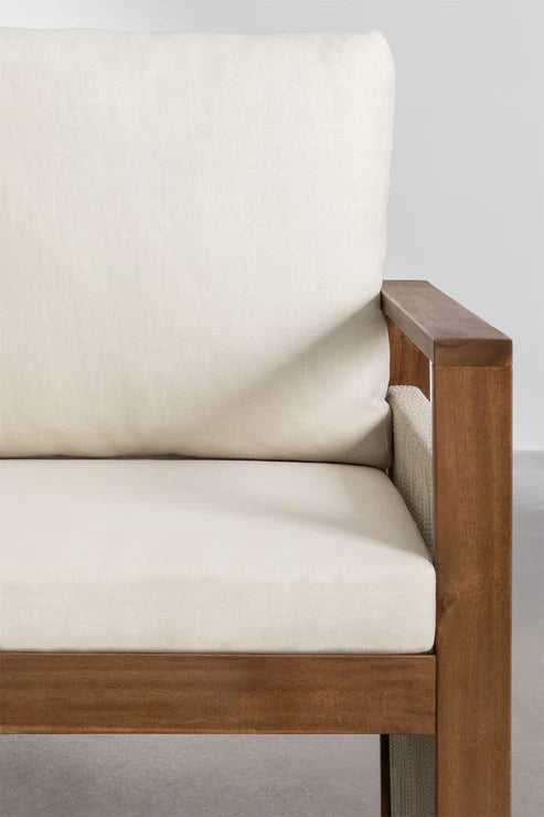 Dining Chair  Wood Finish - Woven