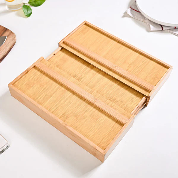 Adjustable Bamboo Drawer Organiser
